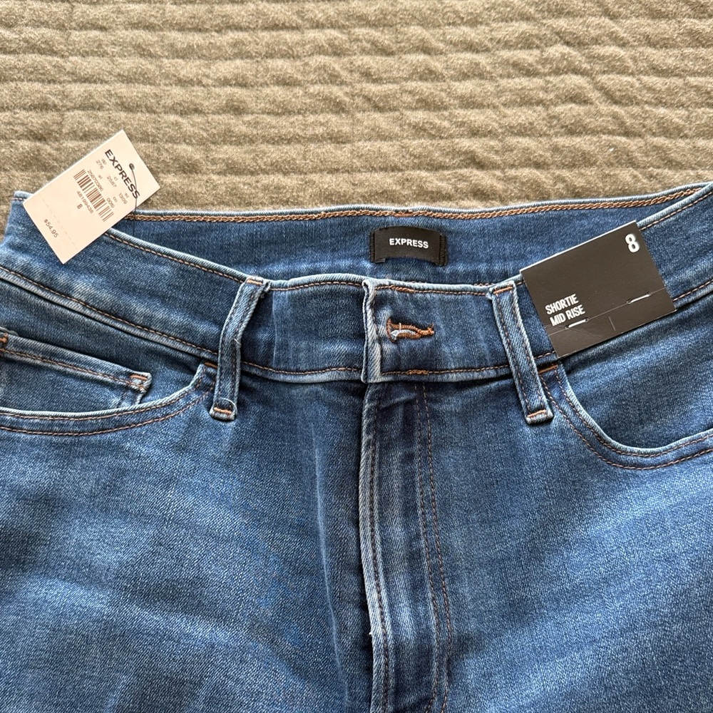Express Women's Blue Jean Shorts